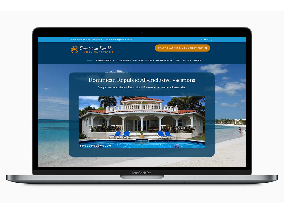 Example of customization of my recommended WordPress theme - Web Design by Virtuallinda