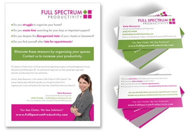 Full Spectrum Productivity - Flyer & Business Cards