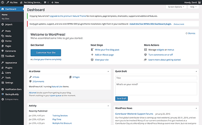 WordPress 101: How To Use The Dashboard