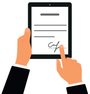 New clients - sign contract New clients - sign contract
