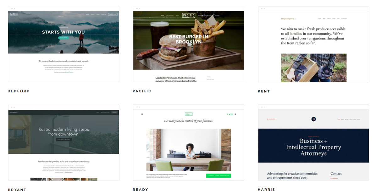 SquareSpace Templates