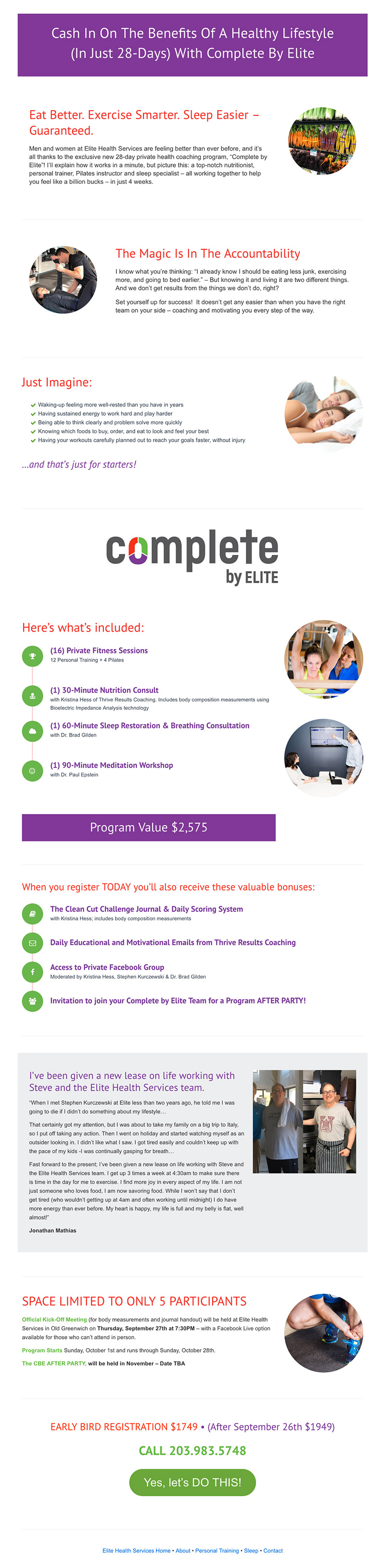 Complete By Elite Landing Page Complete By Elite Landing Page