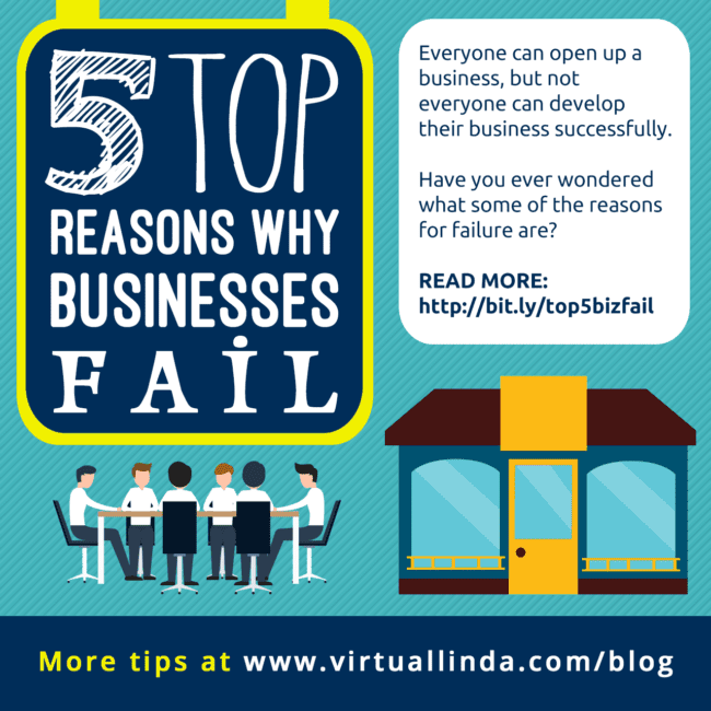 5 Top Reasons Why Businesses Fail