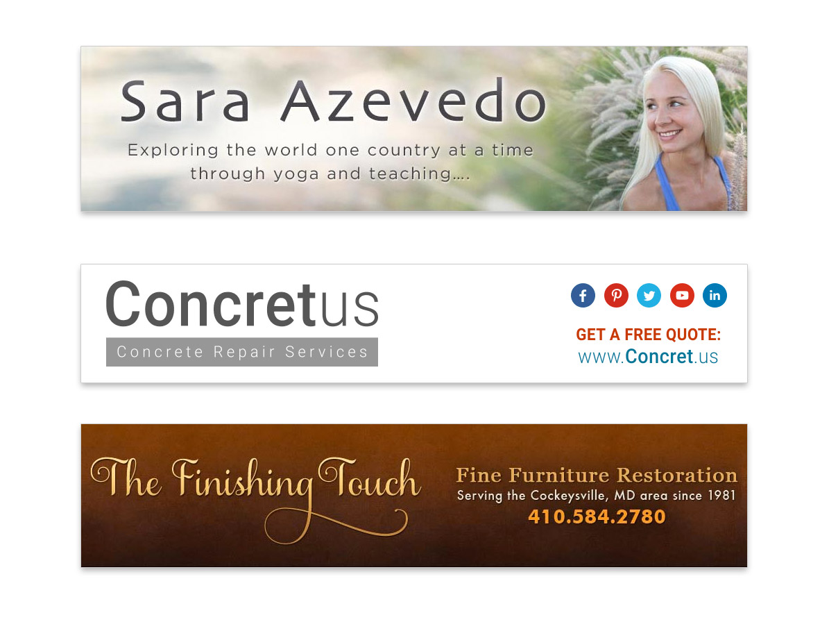 Logos & Websites Headers