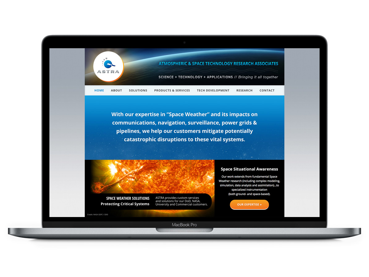 WordPress Website Homepage