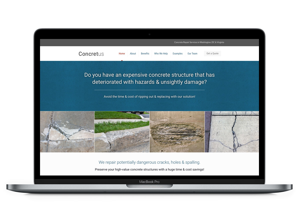 WordPress Website Homepage