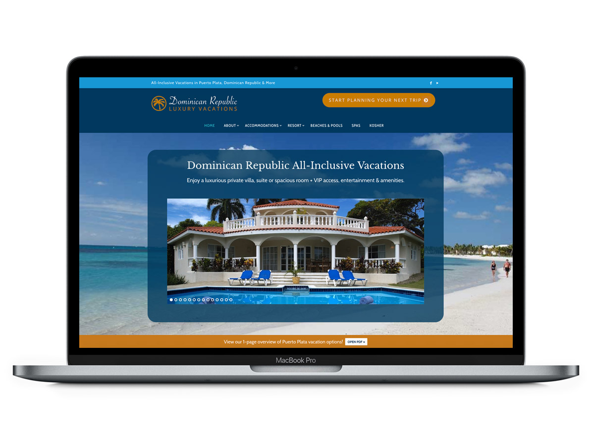 WordPress Website Homepage