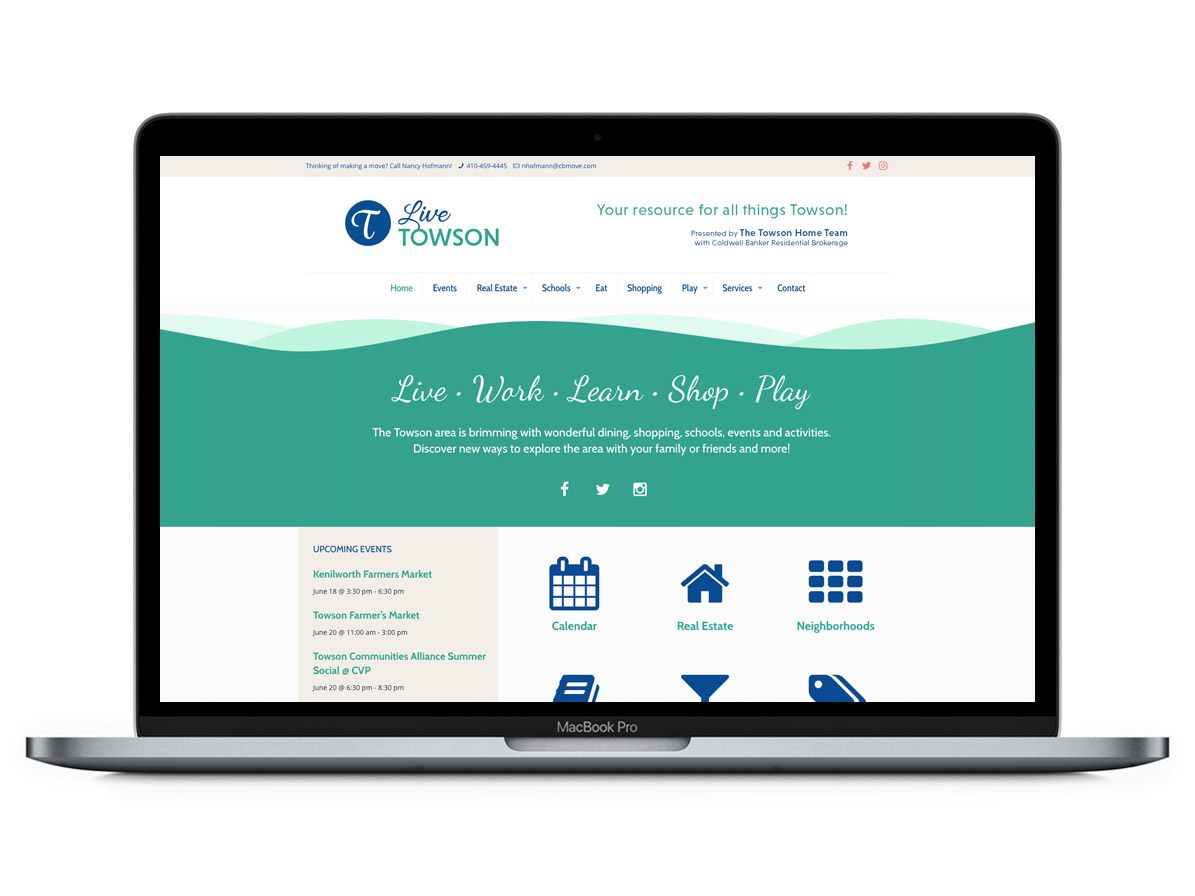 WordPress Website Homepage