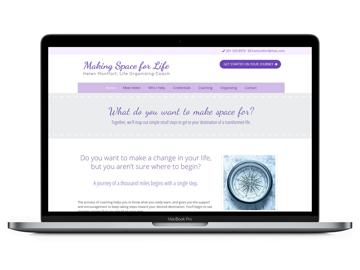 WordPress Website Homepage