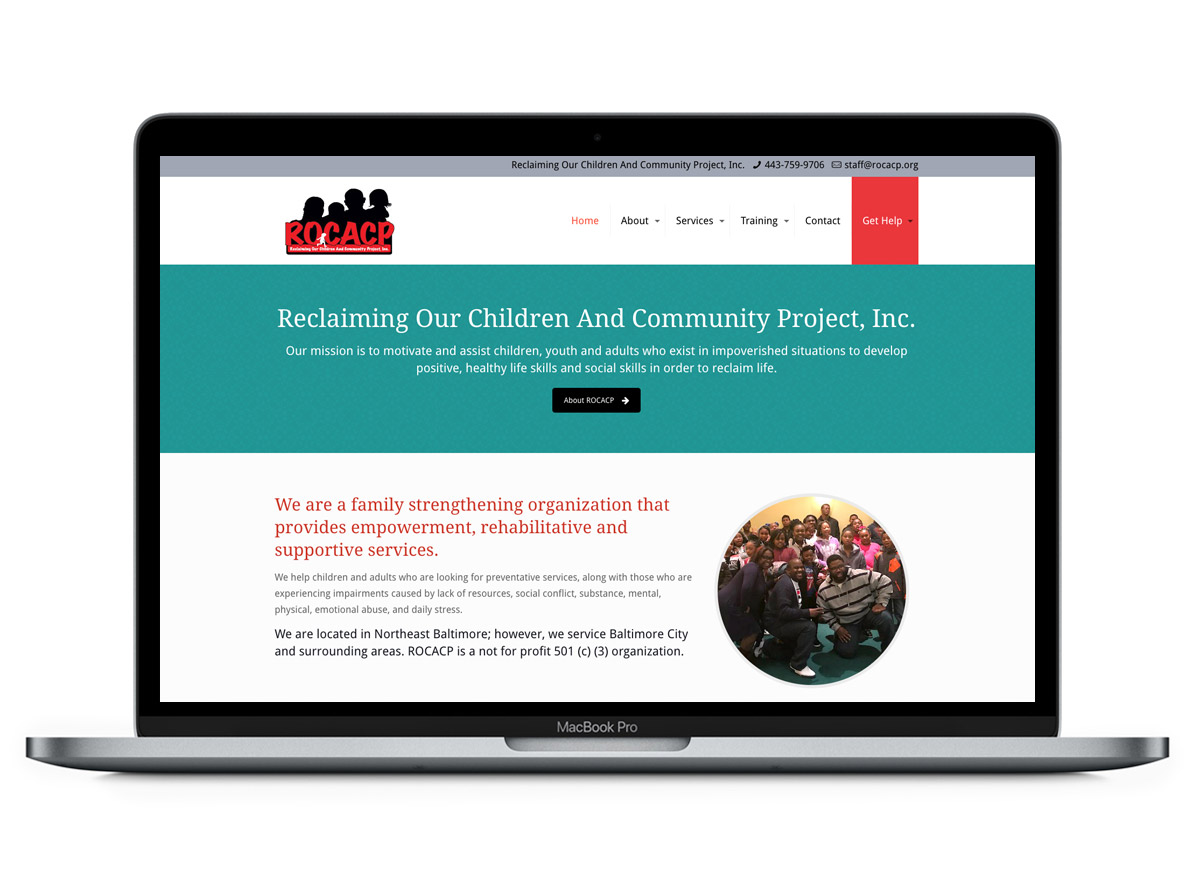 WordPress Website Homepage