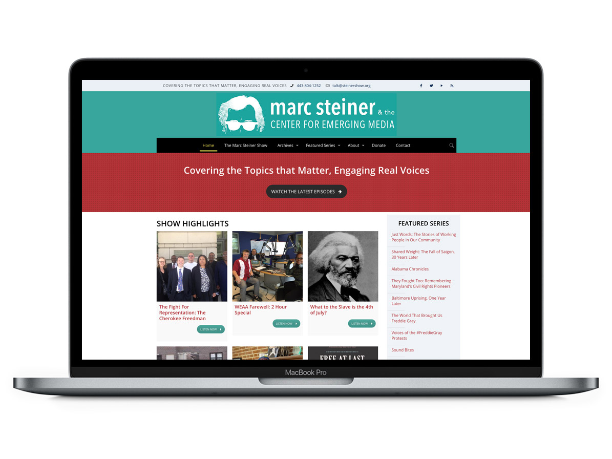WordPress Website Homepage