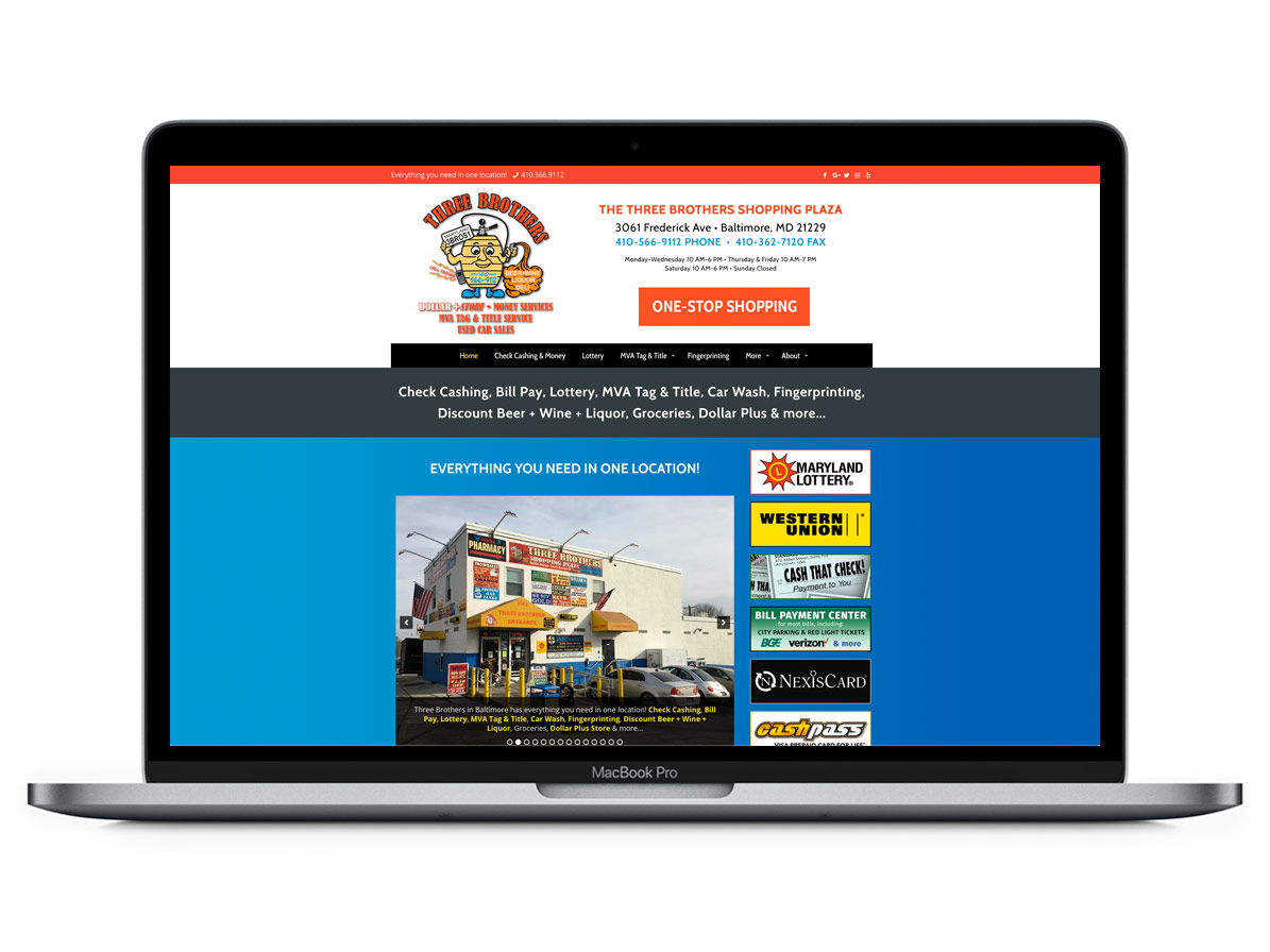 WordPress Website Homepage