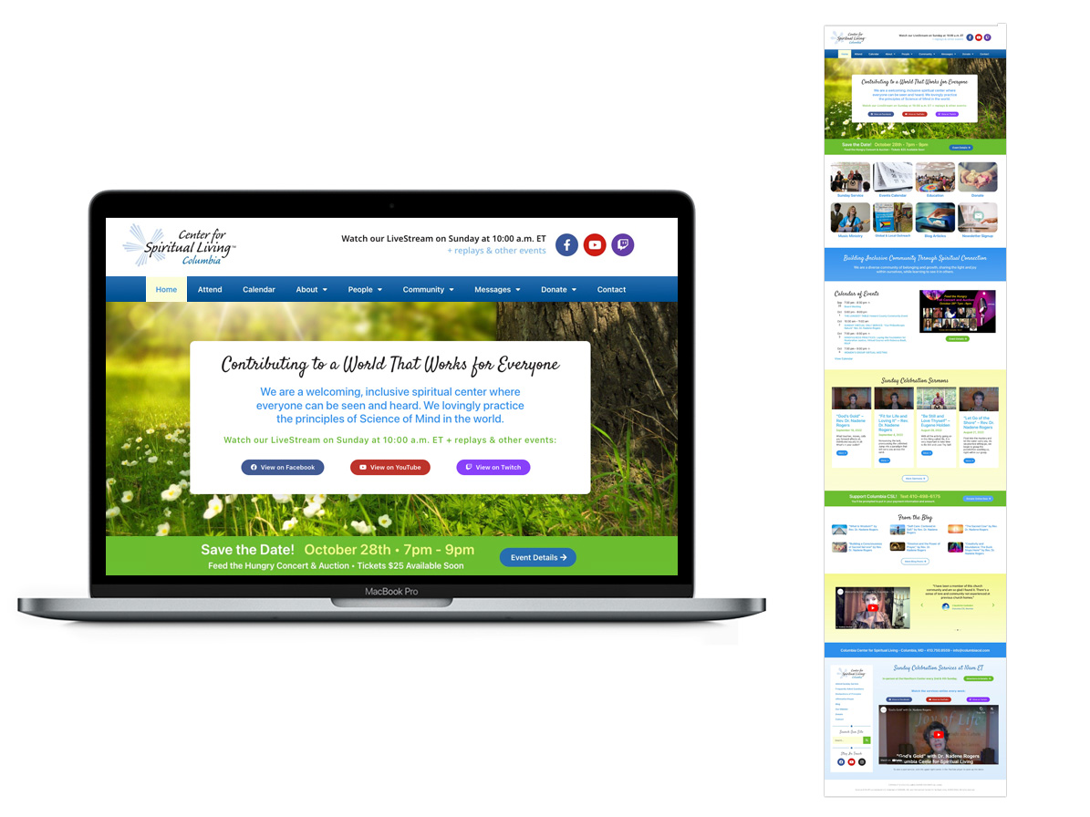 WordPress Website Homepage