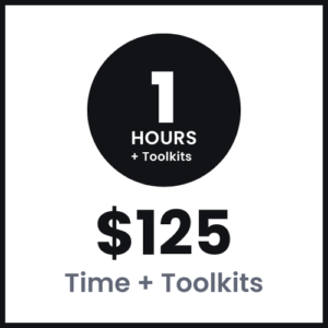 Retainer - 1 hour + Brand Toolkits