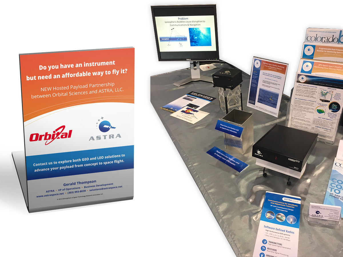 ASTRA Booth Table