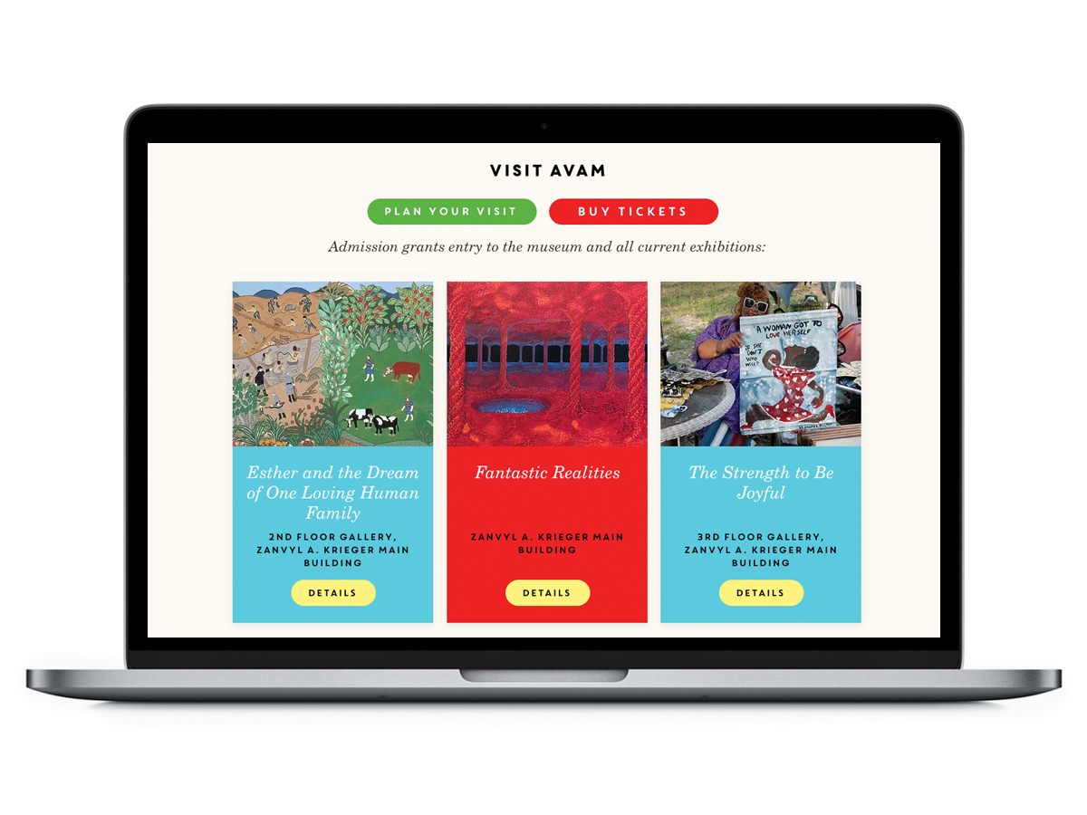 AVAM website usability updates - by Virtuallinda AVAM website usability updates - by Virtuallinda